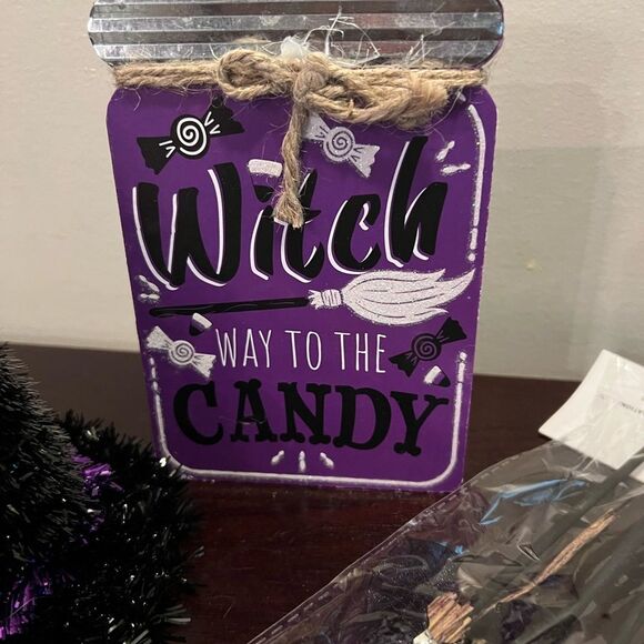 Halloween witches Decor three item set - Picture 2 of 4